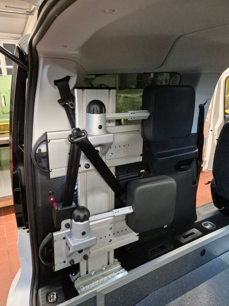 Optionale Ausstattung: Kopf- und Rückenstütze